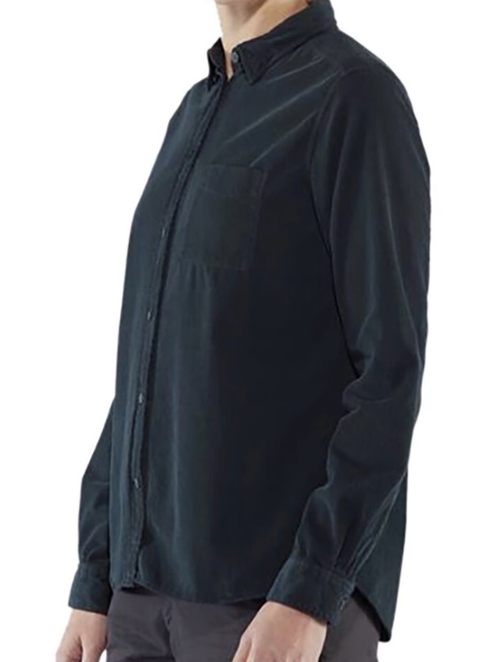 Fjallraven Women's Button-Down Shirt in Dark Navy